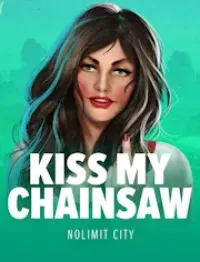 kiss my chainsaw slot logo