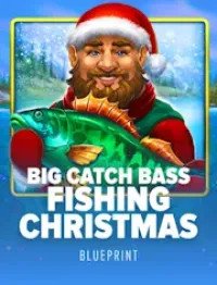 big catch bass fishing christmas - logo